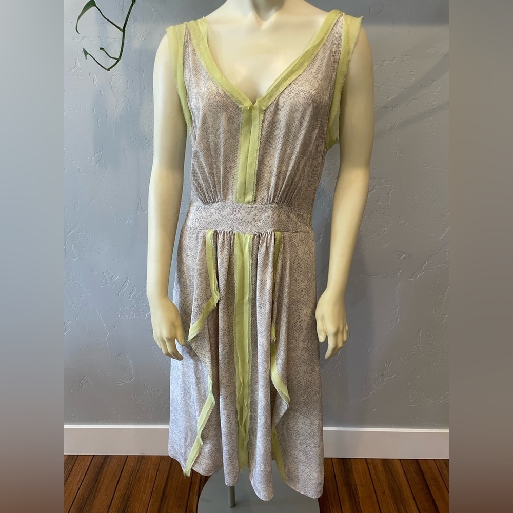New women’s 100% silk Rebecca Taylor midi dress size 0 and 4